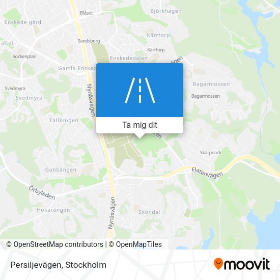 Persiljevägen karta