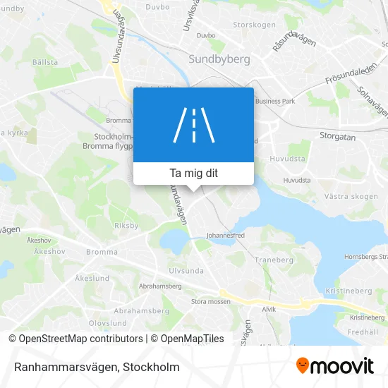 Ranhammarsvägen karta