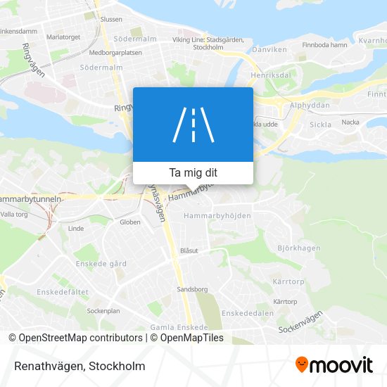 Renathvägen karta