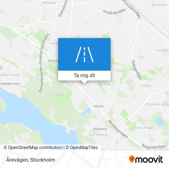 Årevägen karta