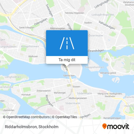 Riddarholmsbron karta