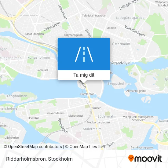 Riddarholmsbron karta