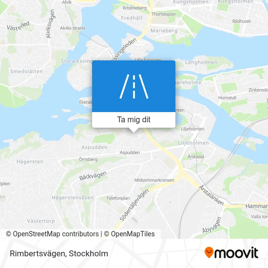 Rimbertsvägen karta
