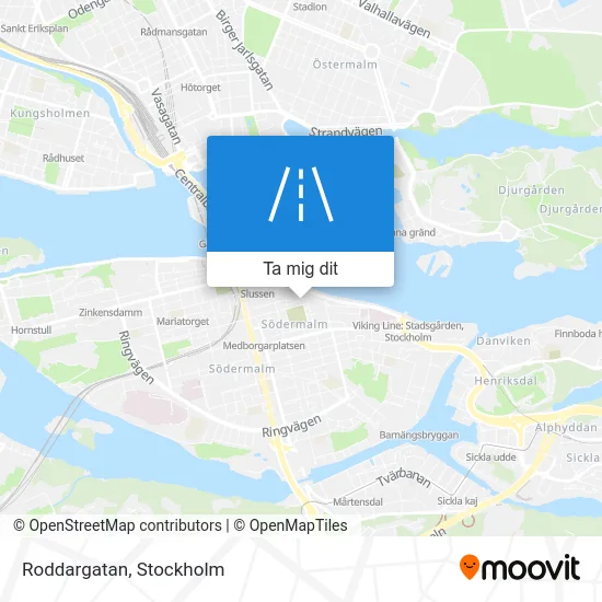 Roddargatan karta