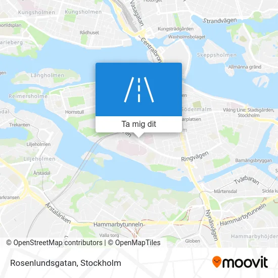 Rosenlundsgatan karta