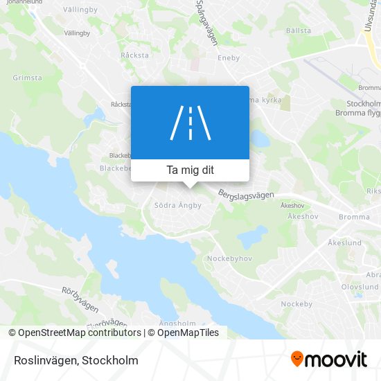 Roslinvägen karta