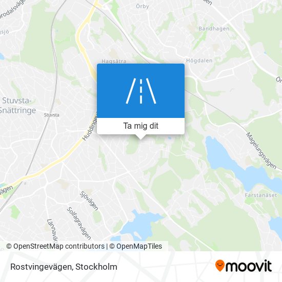 Rostvingevägen karta