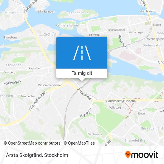Årsta Skolgränd karta