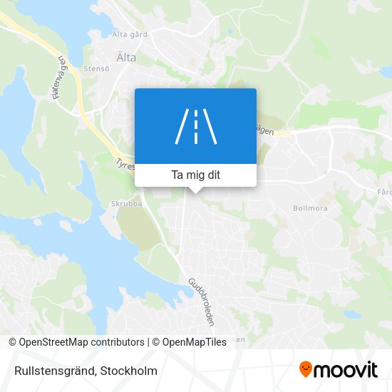 Rullstensgränd karta