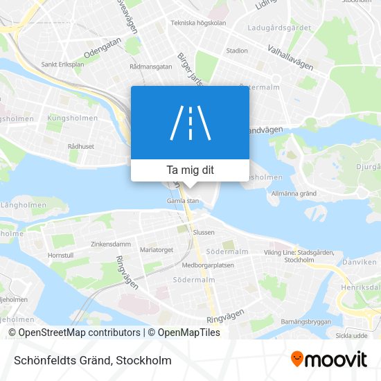 Schönfeldts Gränd karta