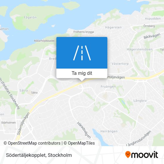 Södertäljekopplet karta