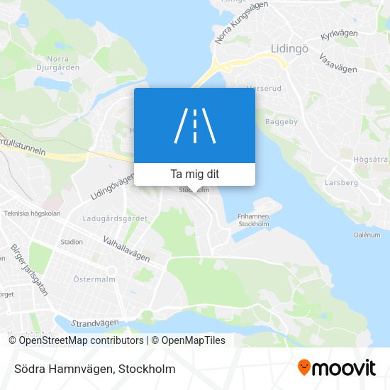 Södra Hamnvägen karta