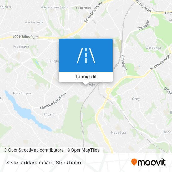Siste Riddarens Väg karta