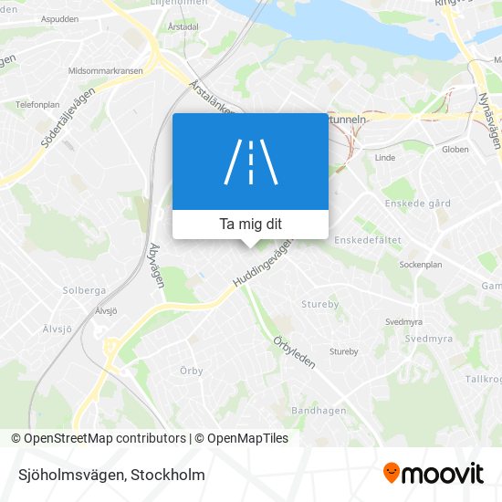 Sjöholmsvägen karta