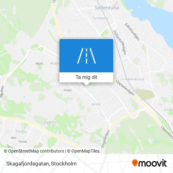 Skagafjordsgatan karta