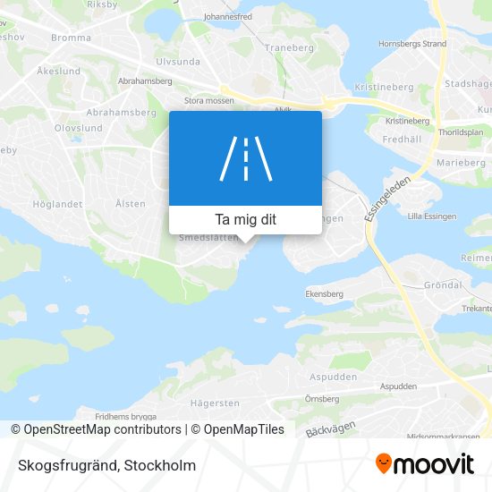Skogsfrugränd karta