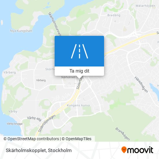 Skärholmskopplet karta