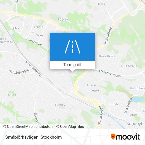 Småbjörksvägen karta