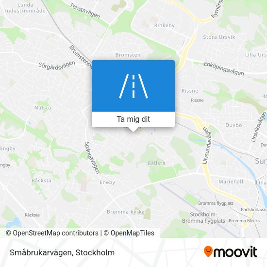 Småbrukarvägen karta