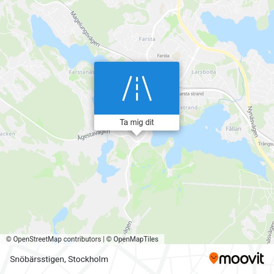Snöbärsstigen karta