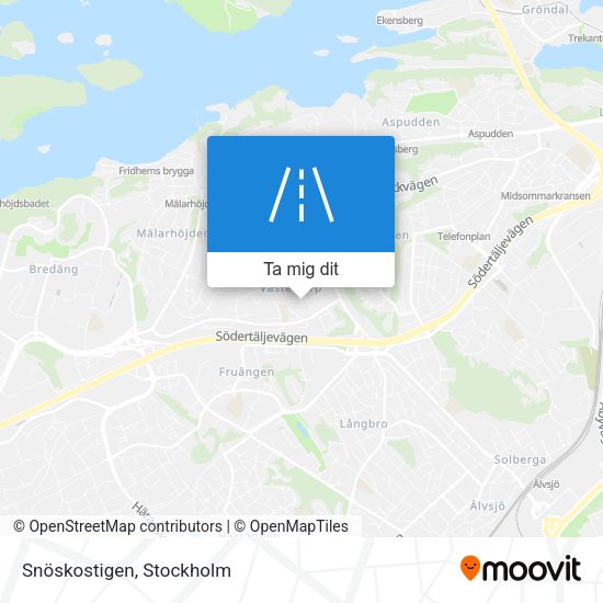 Snöskostigen karta