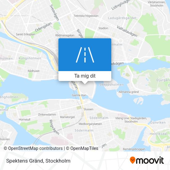 Spektens Gränd karta