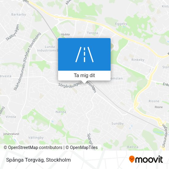 Spånga Torgväg karta