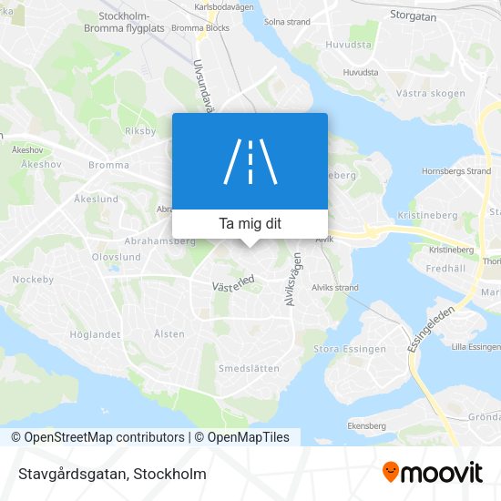 Stavgårdsgatan karta