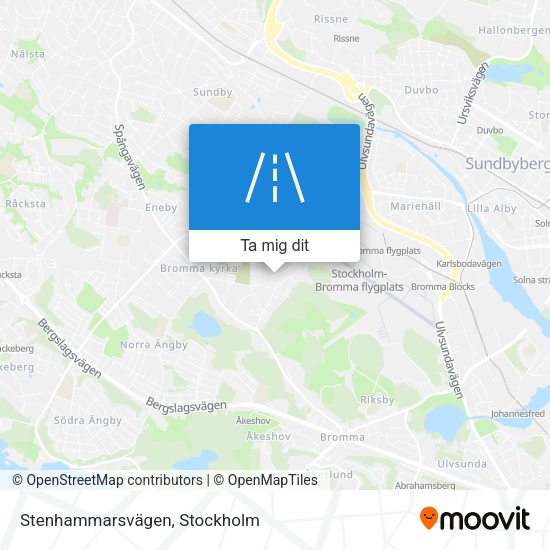 Stenhammarsvägen karta