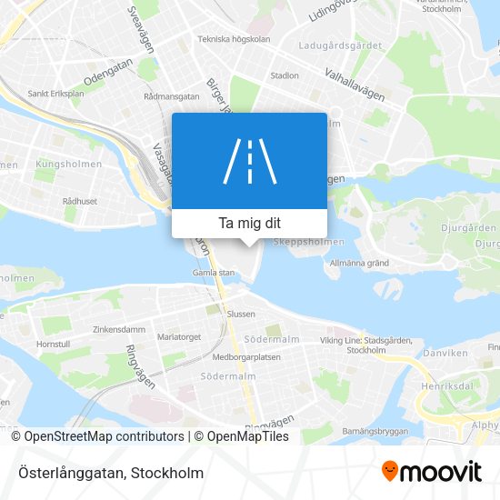 Österlånggatan karta