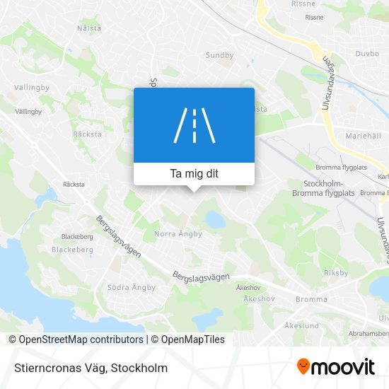 Stierncronas Väg karta
