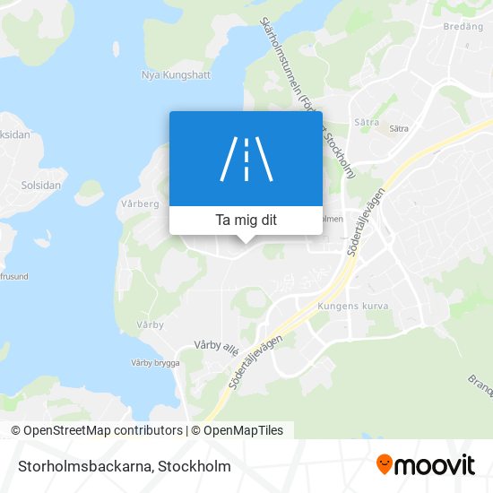 Storholmsbackarna karta