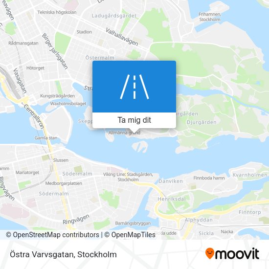 Östra Varvsgatan karta