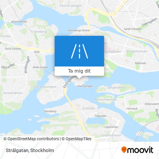 Strålgatan karta