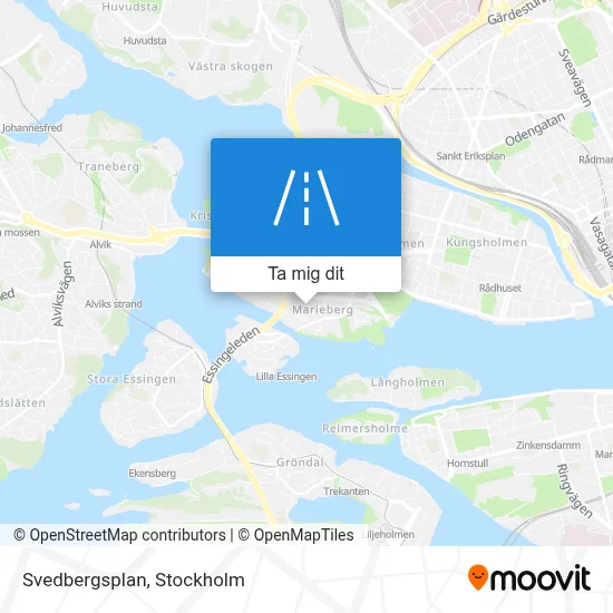 Svedbergsplan karta