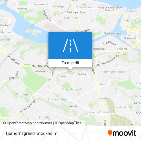 Tjurhornsgränd karta