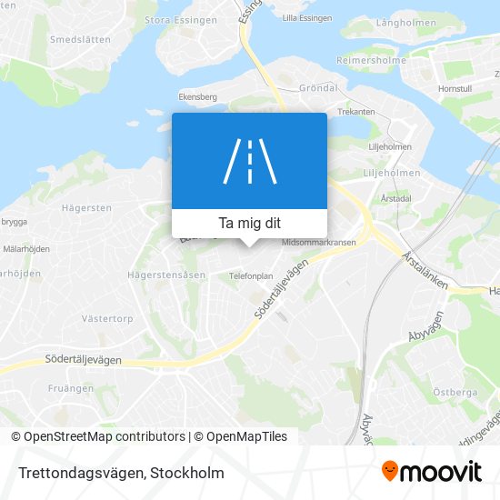 Trettondagsvägen karta