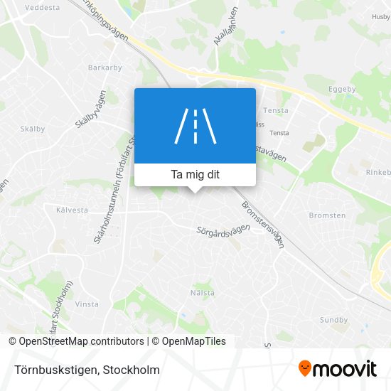 Törnbuskstigen karta