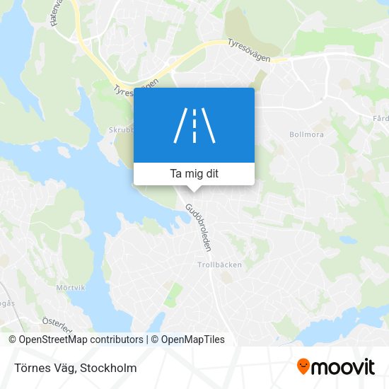 Törnes Väg karta