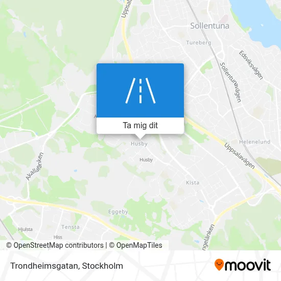 Trondheimsgatan karta