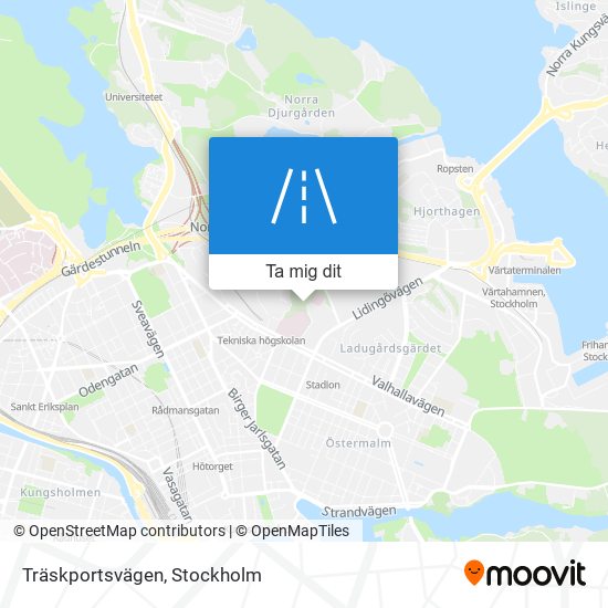 Träskportsvägen karta