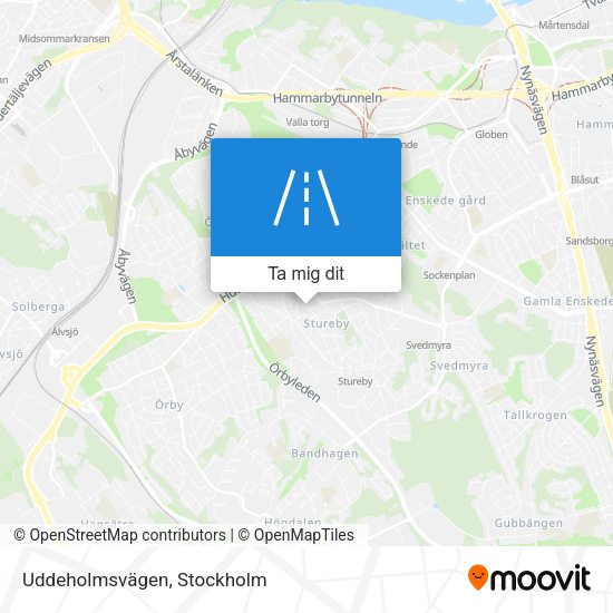 Uddeholmsvägen karta