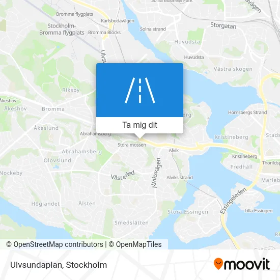 Ulvsundaplan karta