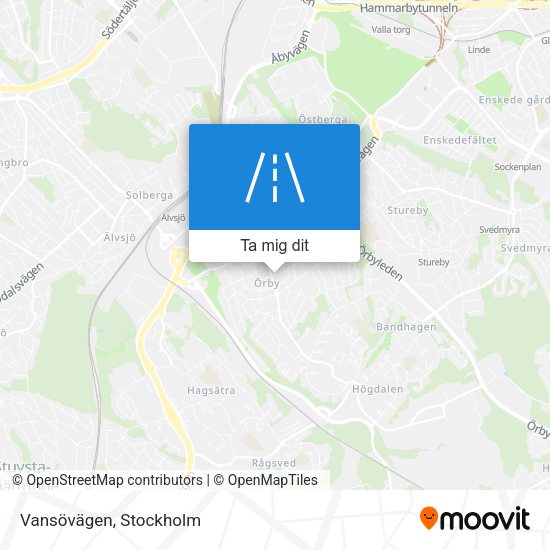 Vansövägen karta