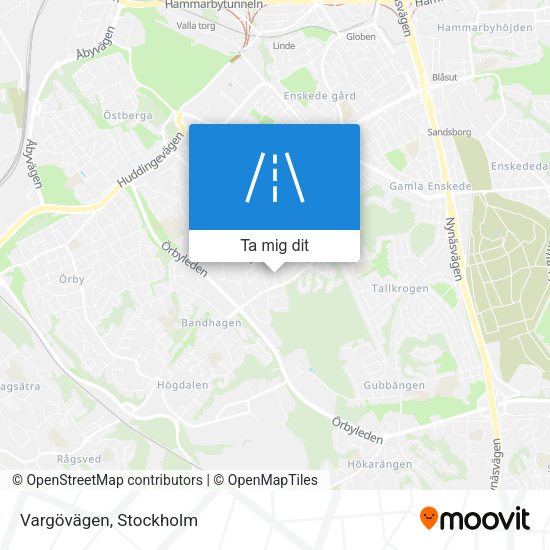 Vargövägen karta