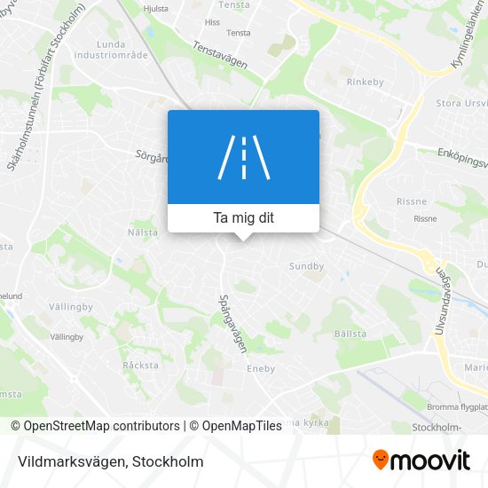 Vildmarksvägen karta