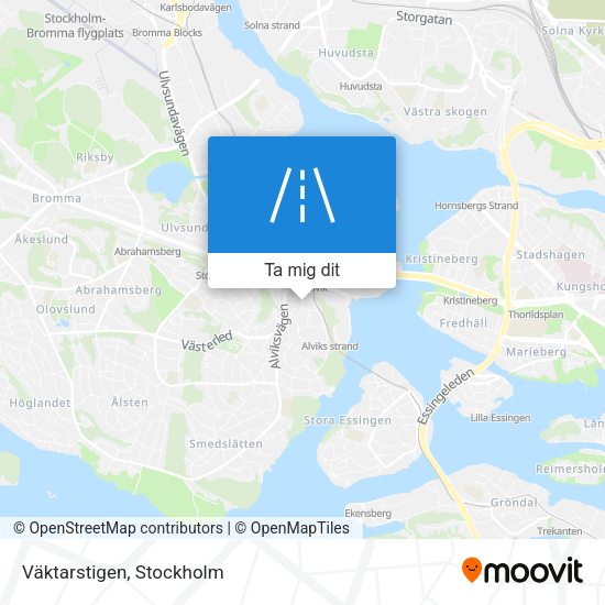 Väktarstigen karta