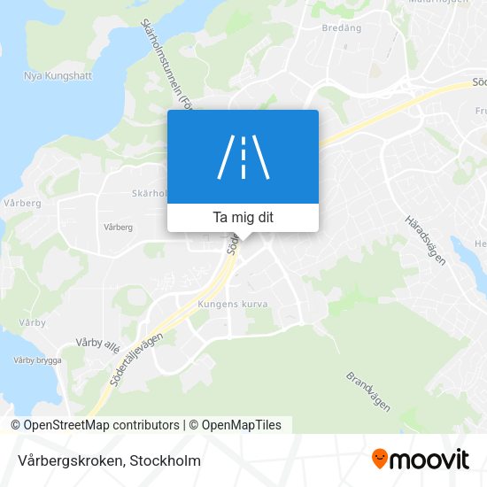 Vårbergskroken karta