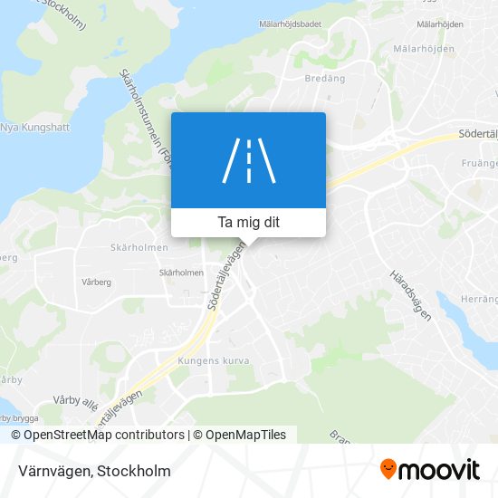 Värnvägen karta