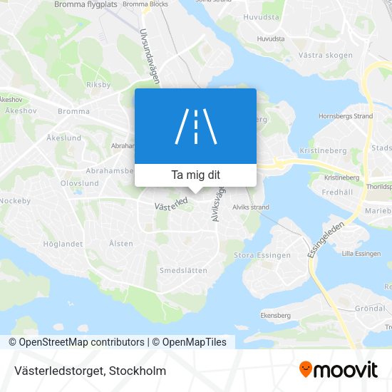 Västerledstorget karta